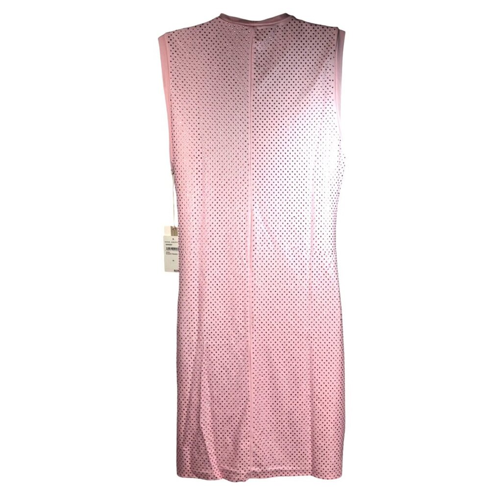 Good American Crystal Embellished Tank Dress Sugar Pink Size XL NWT - Picture 3 of 8